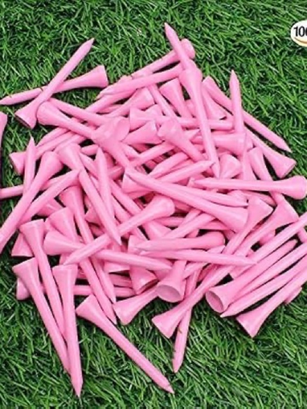 NWT 100 pieces Lady Hagen Pink Plastic Golf Tees - biodegradable hardwood